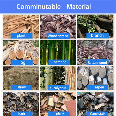 다기능 목재 분쇄 기계 대용량 망치 밀과 수입 베어링