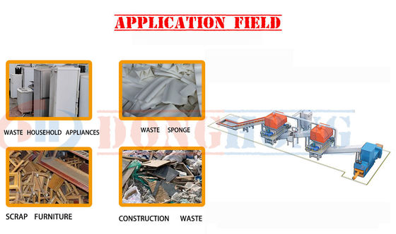 건축물 상점 종이 펄프 분쇄기 종이 공장 폐기물 SRF 대체 연료 라인