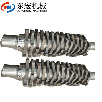 다기능 플라스틱 머리 분쇄기 및 부엌 쓰레기용 이중 샤프트 쉐리더