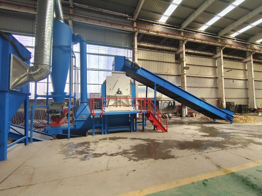 6000kg 용량 전력 두 축 쉐리더 폐기물 가전용품에 대한 완벽한 해결책