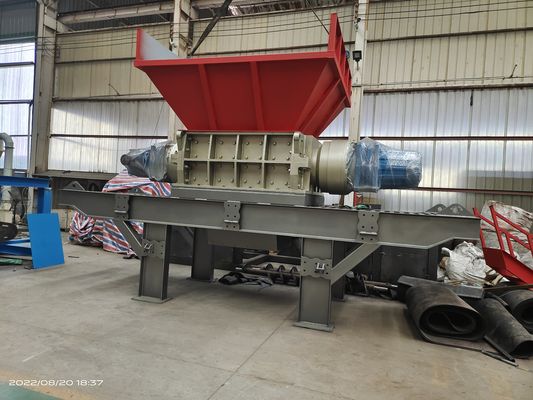 90kW 중량 타이어 쉐리딩 기계 인쇄소 및 폐기물 자동차 타이어 재활용
