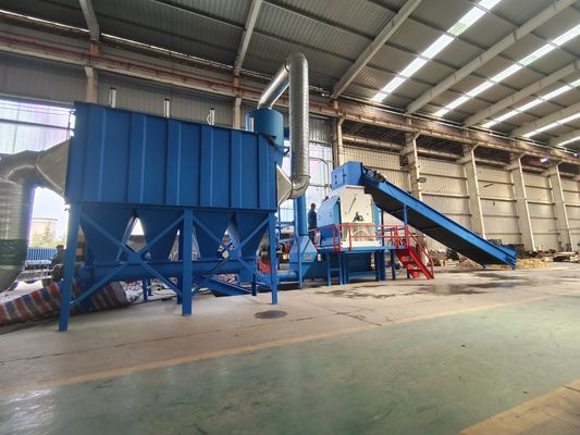 전기 고체 폐기물 플라스틱 병 미니 스크레더 금속 스크레더 기계 두 샤프트