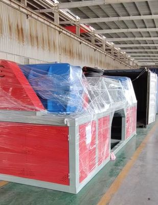 산업 폐기물 금속 두 개의 샤프트 분쇄기 고 안전 수준의 알루미늄 재활용