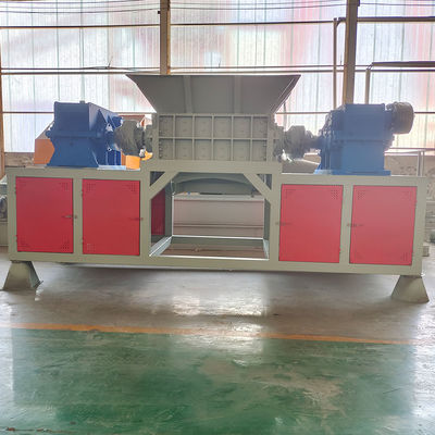 산업 폐기물 금속 두 개의 샤프트 분쇄기 고 안전 수준의 알루미늄 재활용