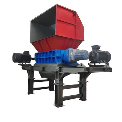 높은 용량 금속 폐기물 쉐리더 높은 안전 수준을 가진 이중 샤프트 박스 기계