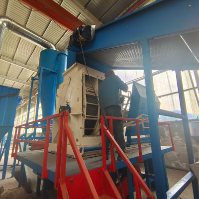 산업용 플라스틱 폐기물 목재 분쇄 잎 가루 밀링 높은 생산성을 위해