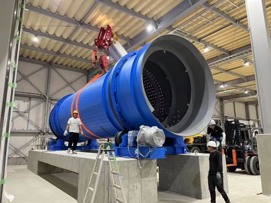 가전용 폐기물용 탄소 강철 재료 듀얼 축 쉐리더 무게 8000 kg