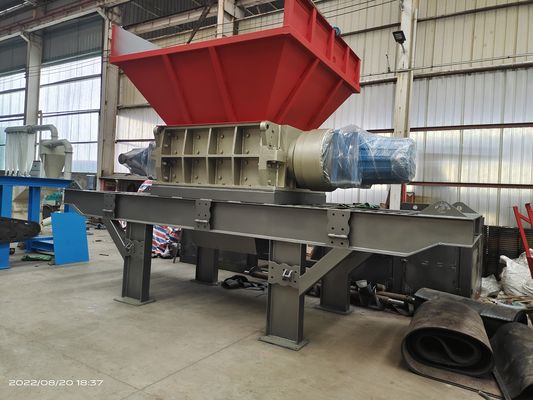 110kW 단일 샤프트 분쇄기 대용량 및 소규모 산업 폐기물 소각
