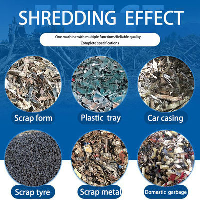 110kW 전력 폐기물 박스 밀 높은 강도와 오래 지속되는 쉐리딩을 위해 착용 저항