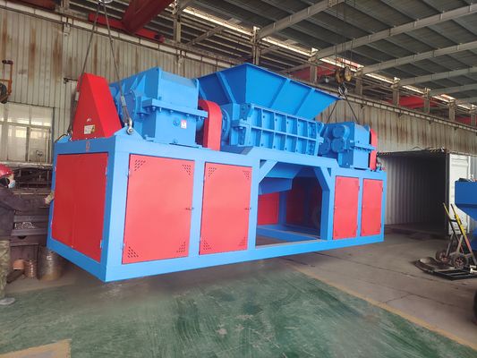 110kW 전력 스테인레스 스틸 폐기물 냉장고 분쇄 및 해체 생산 라인